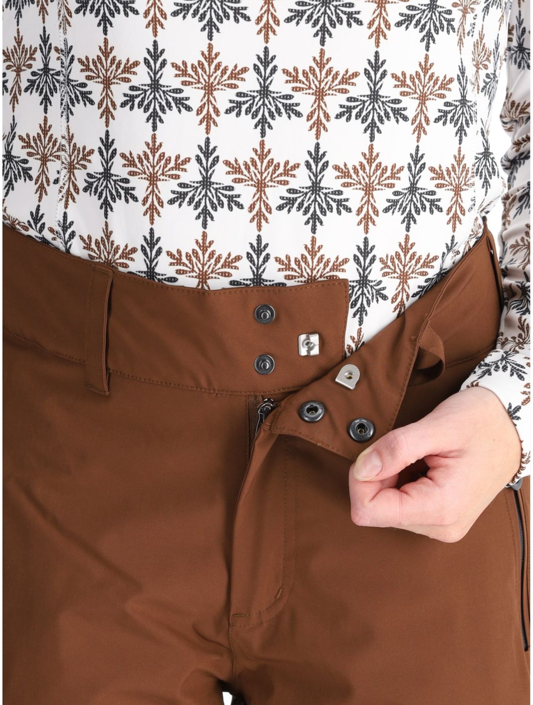 Luhta, Jero pantaloni da sci donna Chocolat marrone 