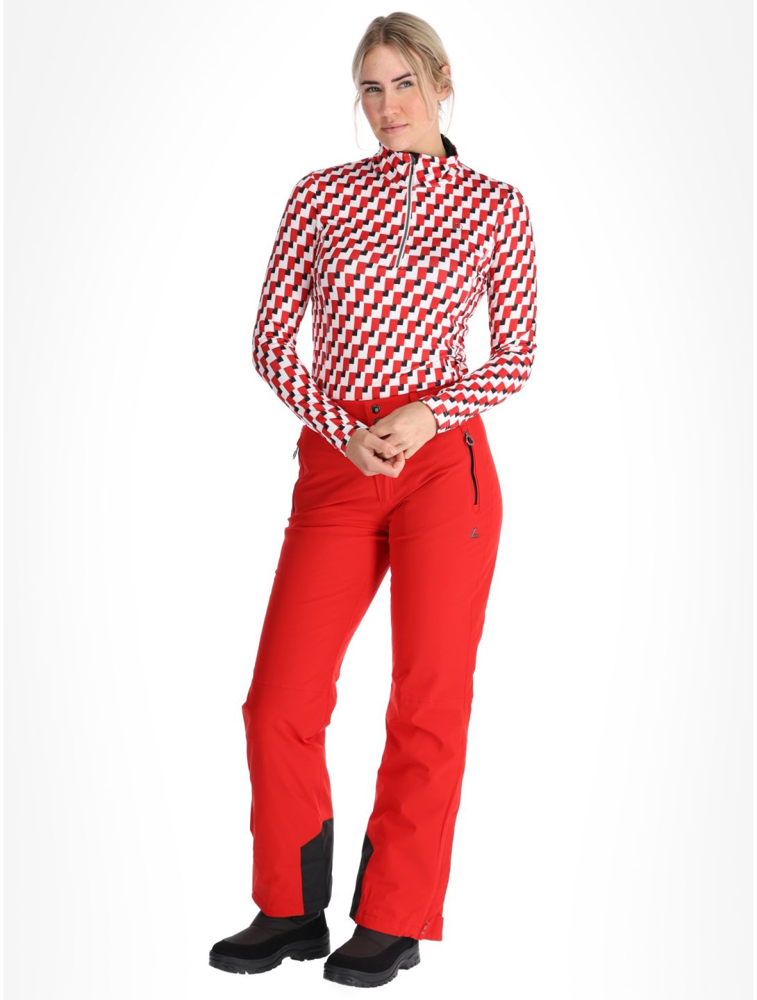 Luhta, Jero pantaloni da sci donna Cranberry rosso 