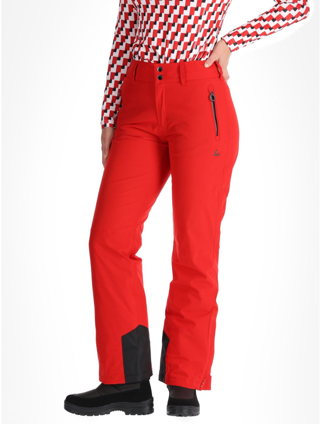 Luhta, Jero pantaloni da sci donna Cranberry rosso 