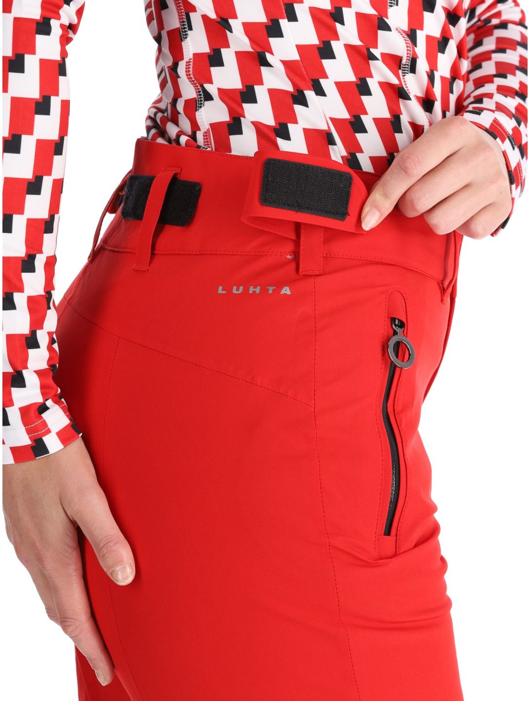 Luhta, Jero pantaloni da sci donna Cranberry rosso 