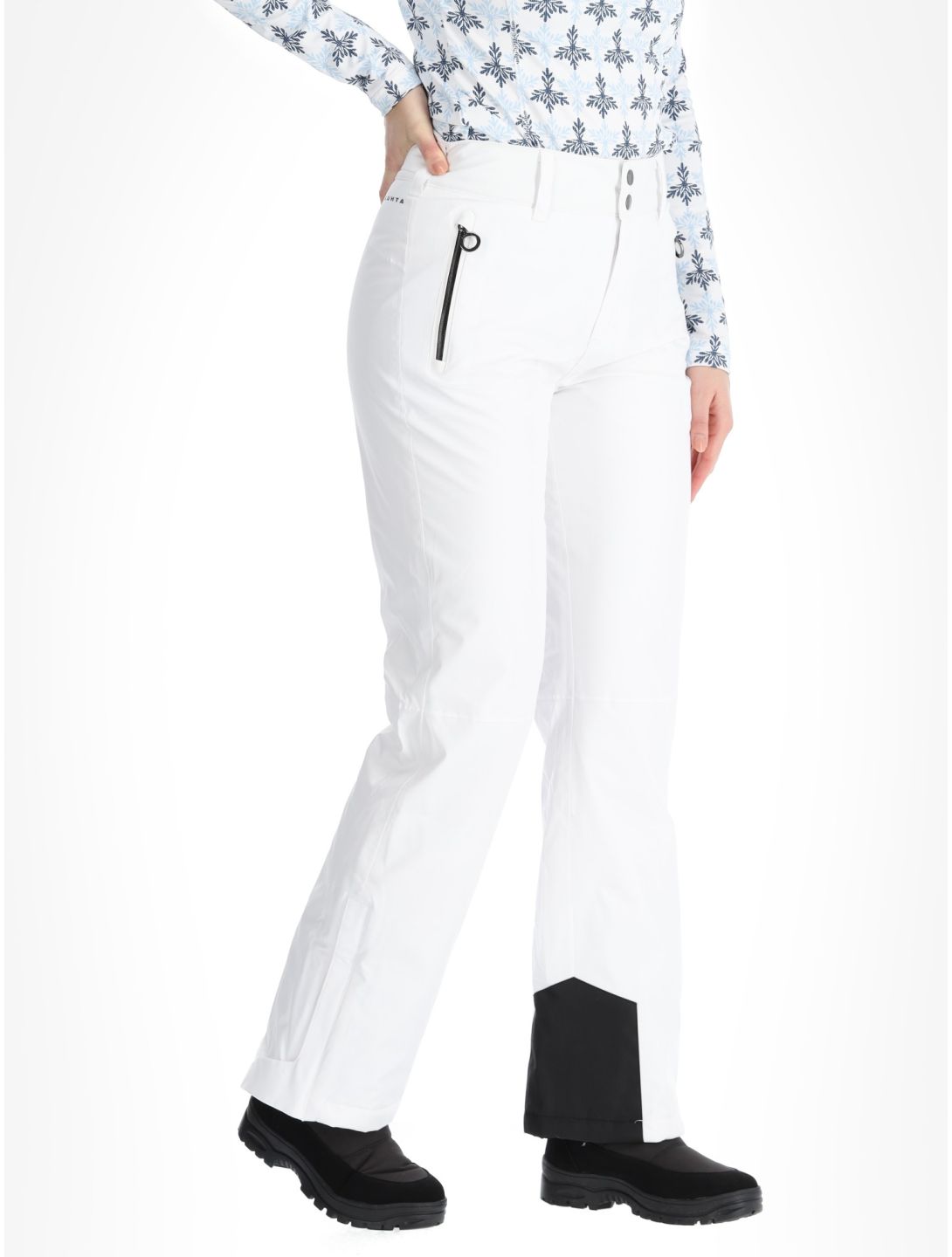 Luhta, Jero pantaloni da sci donna Optic White bianco 