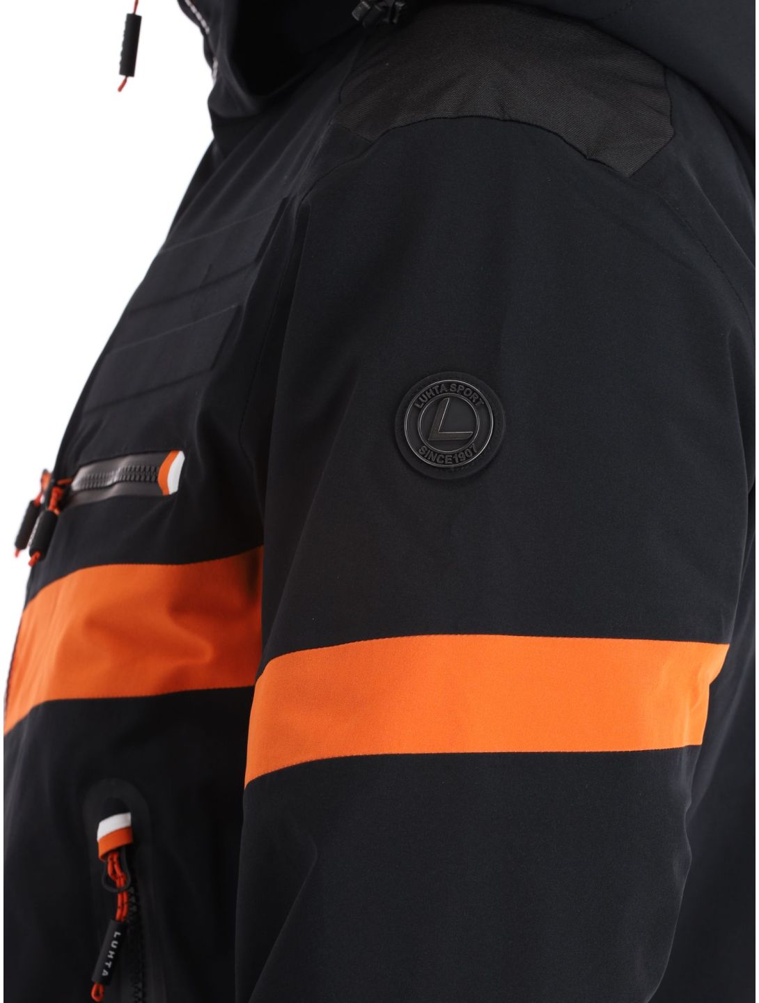 Luhta, Jierstivaara giacca sci uomo Black arancio, nero 