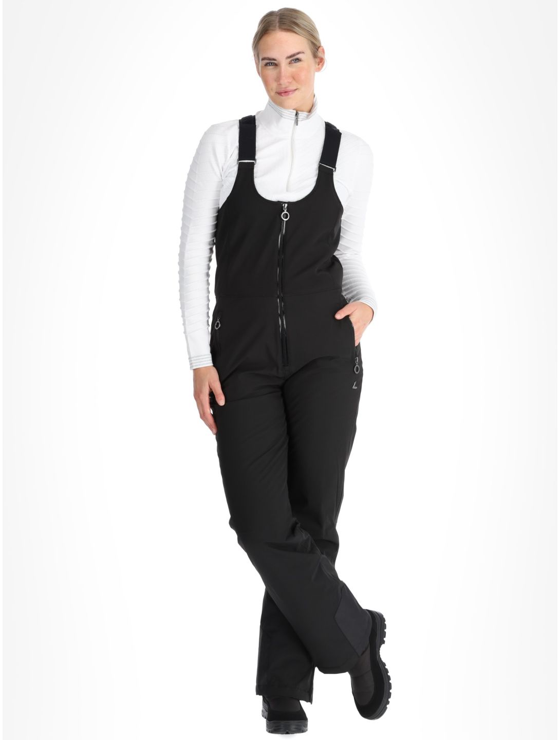 Luhta, Joenkielinen pantaloni da sci donna Black nero 