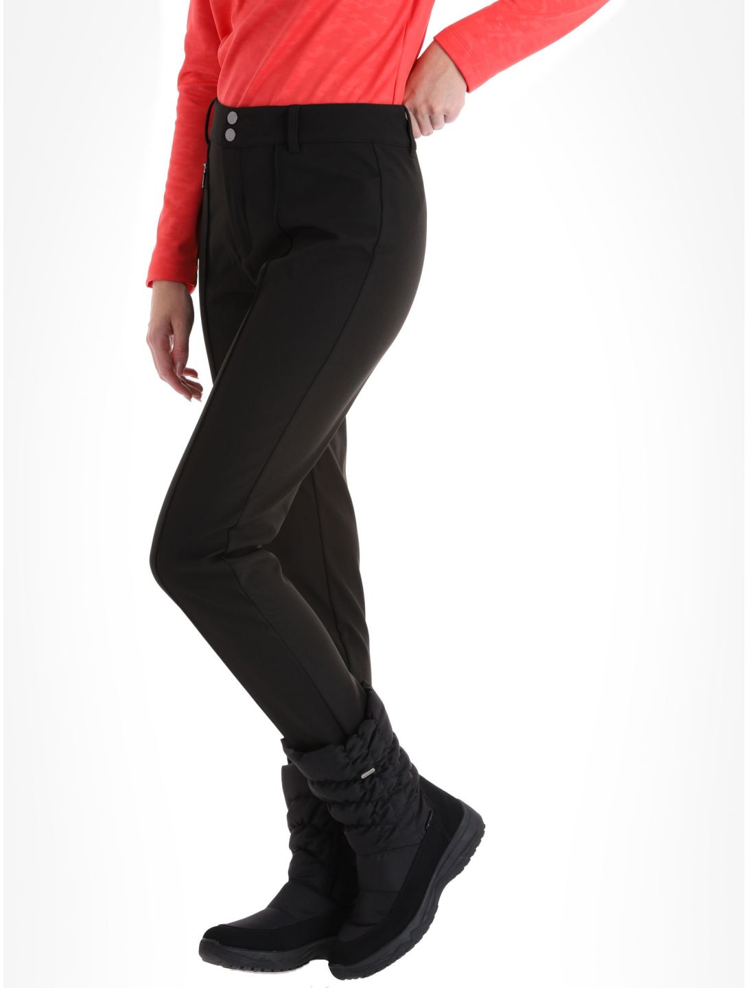 Luhta, Joentaka pantaloni da sci softshell donna Black nero 