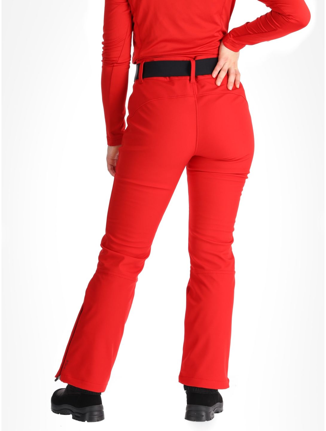 Luhta, Joentaus C pantaloni da sci softshell donna Cranberry rosso 