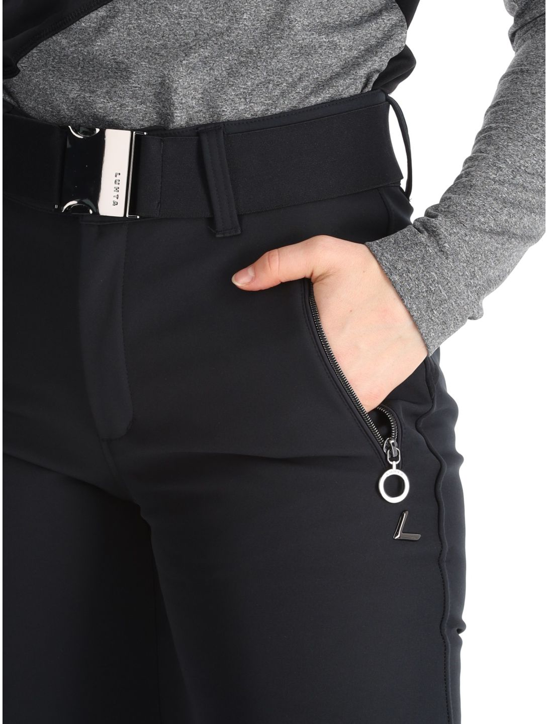 Luhta, Joentaus C pantaloni da sci softshell donna Dark Blue blu 