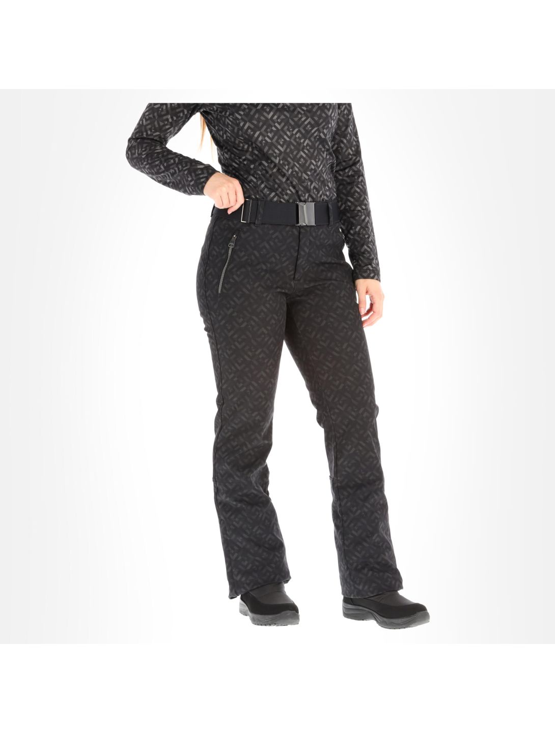 Luhta,  Joentaus pantaloni da sci softshell donna nero