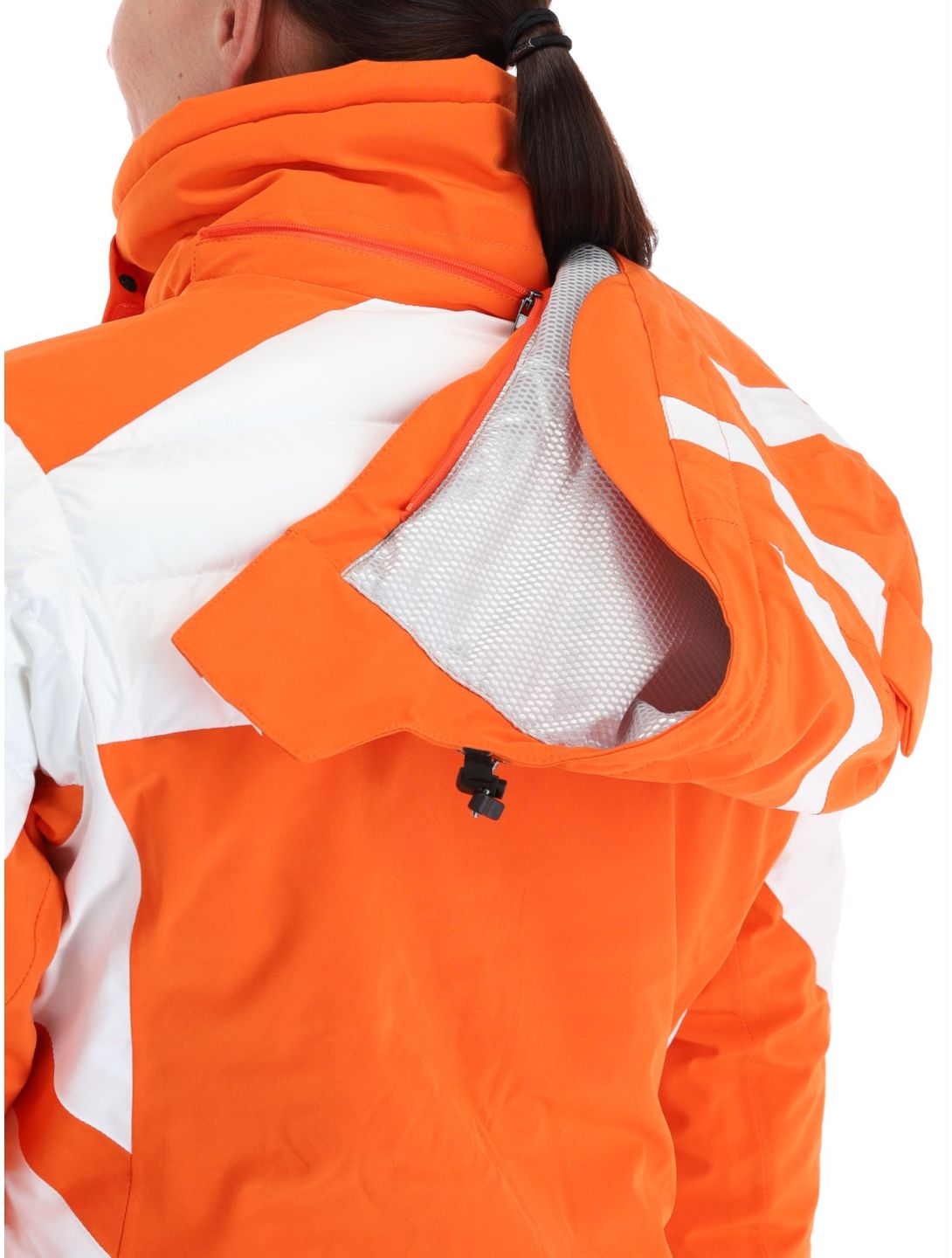 Luhta, Kanervala giacca sci donna Orange arancio, bianco 