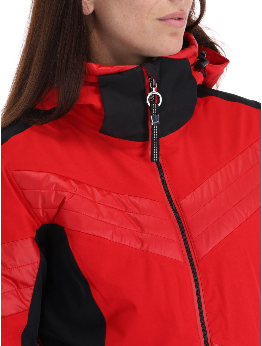 Luhta, Karravaara giacca sci donna Cranberry nero, rosso 