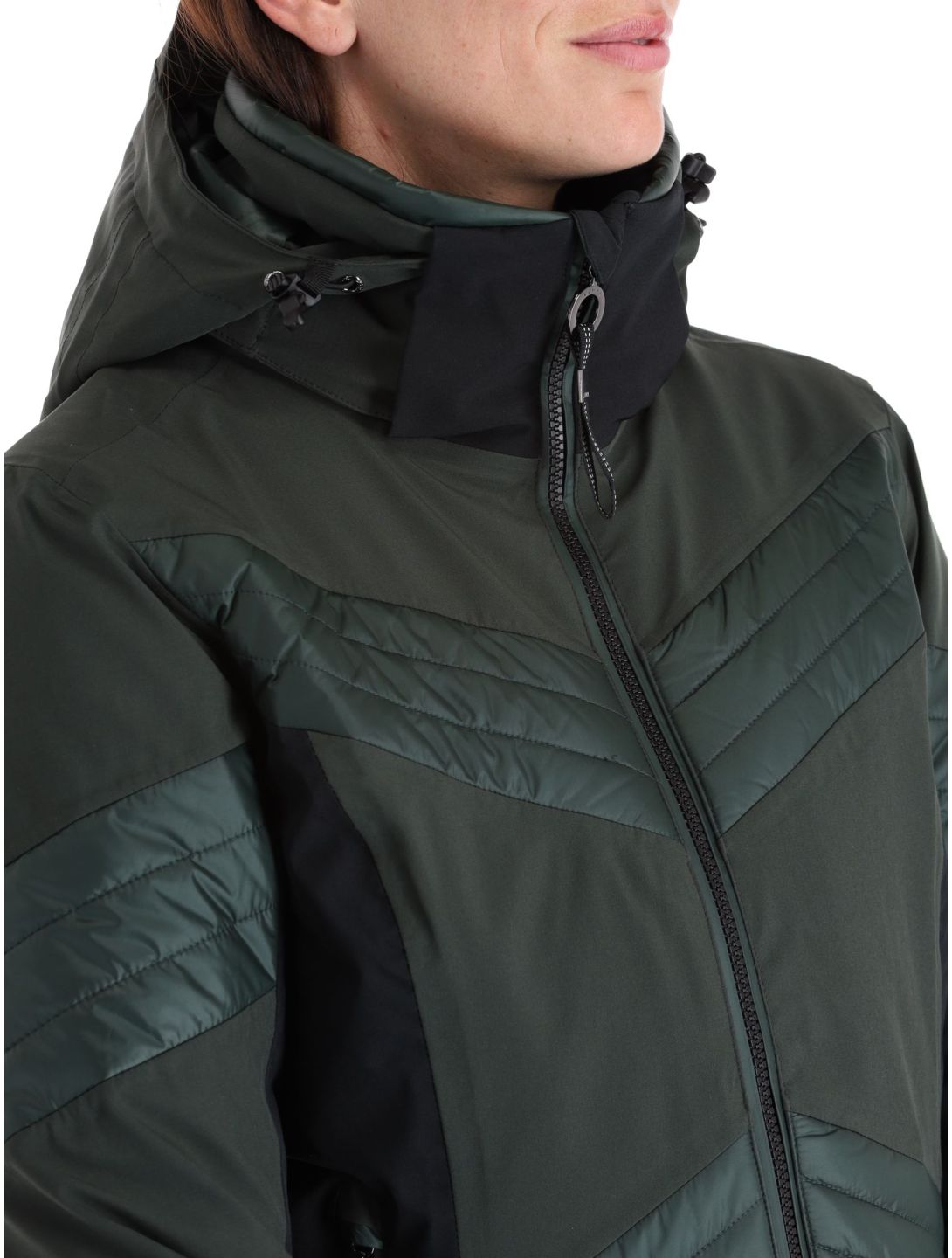 Luhta, Karravaara giacca sci donna Dark Green nero, verde 