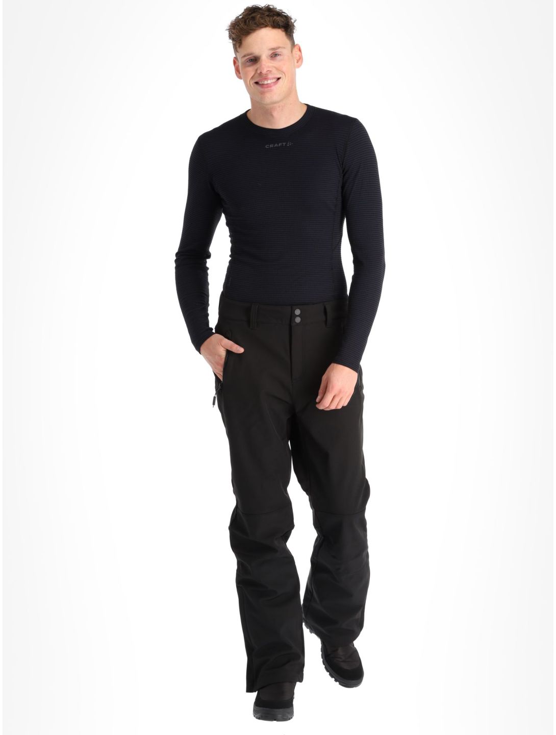 Luhta, Kuusamo pantaloni da sci uomo Black nero 