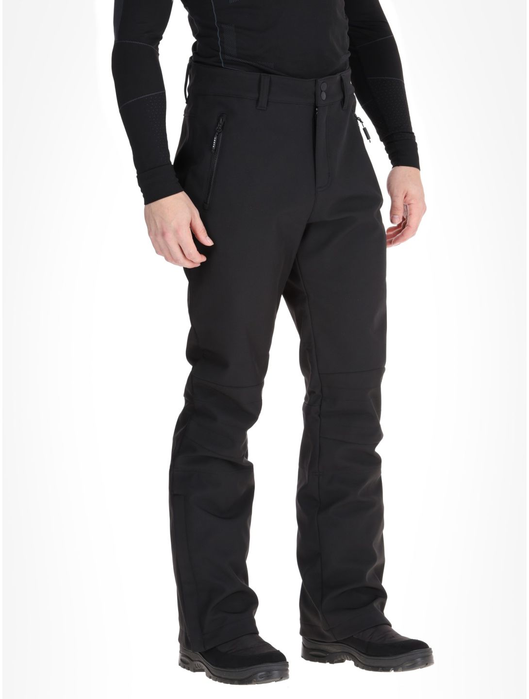 Luhta, Kuusamo pantaloni da sci softshell uomo Black nero 