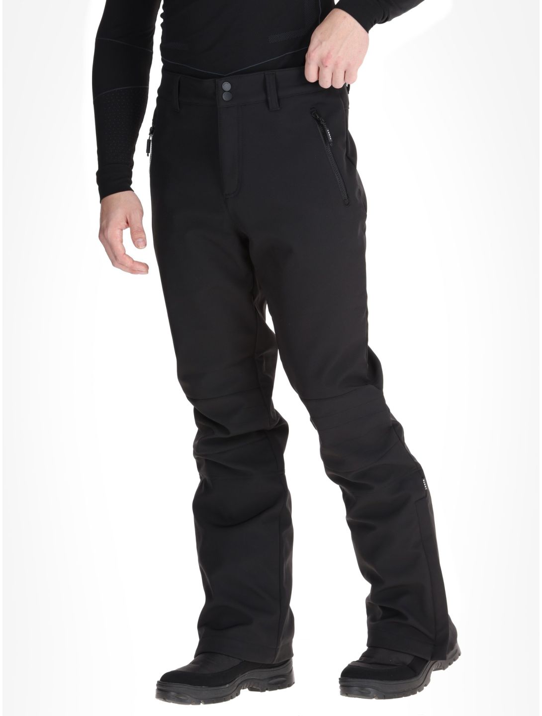 Luhta, Kuusamo pantaloni da sci softshell uomo Black nero 