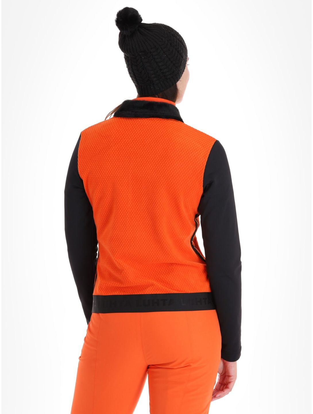 Luhta, Lainiotunturi gilet donna Orange arancio, nero 