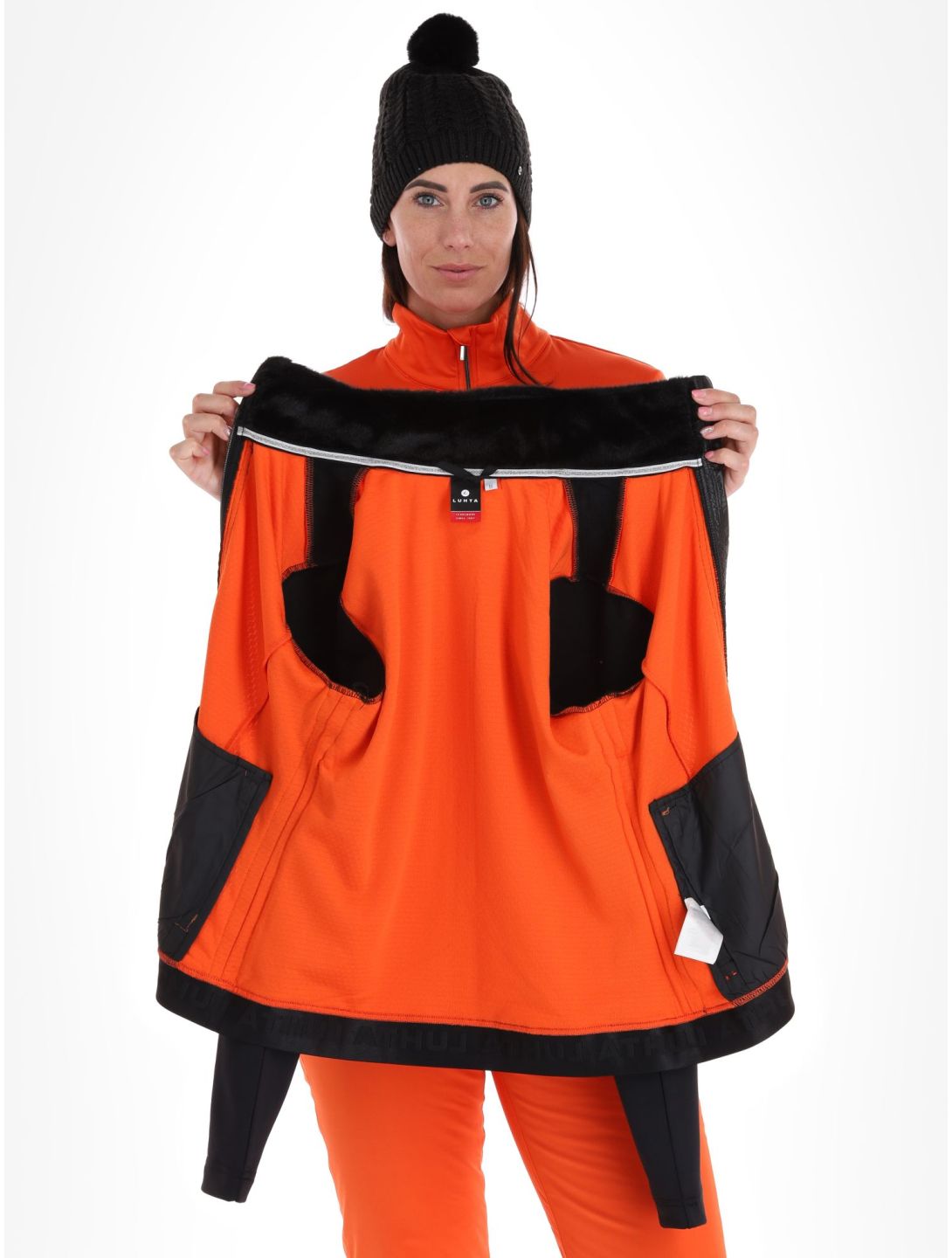 Luhta, Lainiotunturi gilet donna Orange arancio, nero 