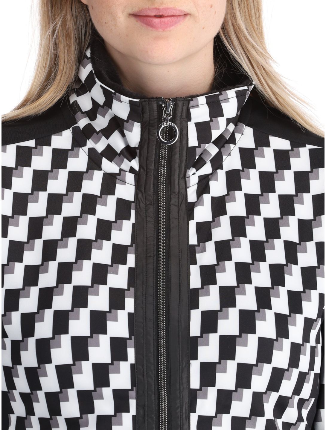 Luhta, Lompola gilet donna Black / White bianco, nero 