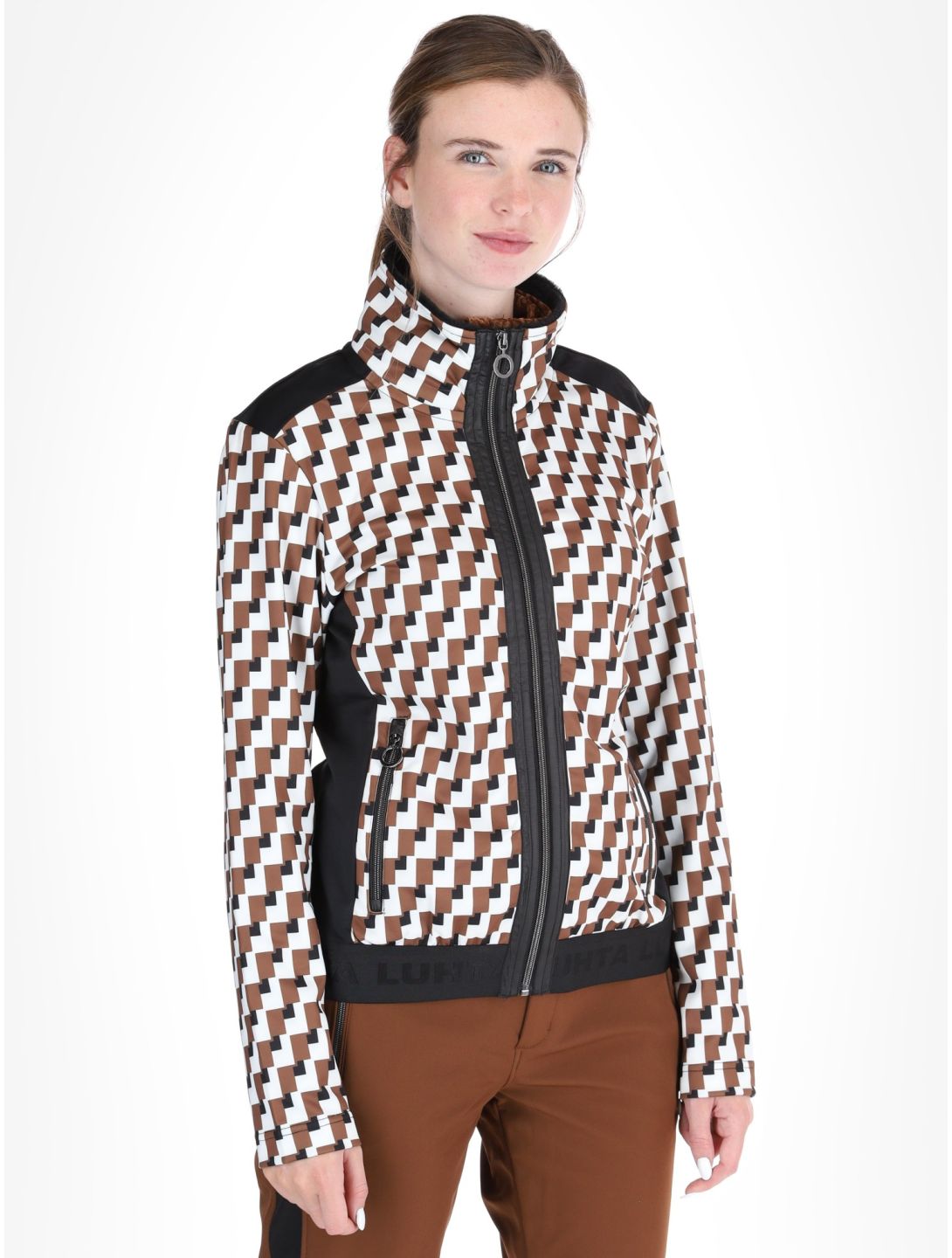 Luhta, Lompola gilet donna Chocolat marrone 