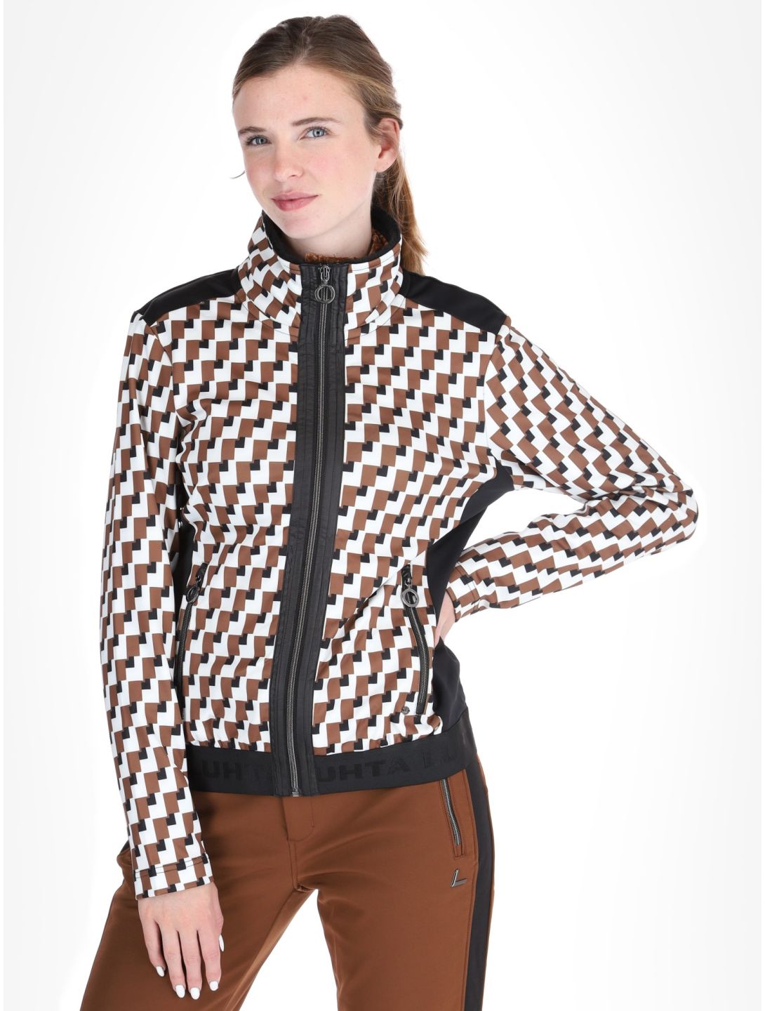 Luhta, Lompola gilet donna Chocolat marrone 