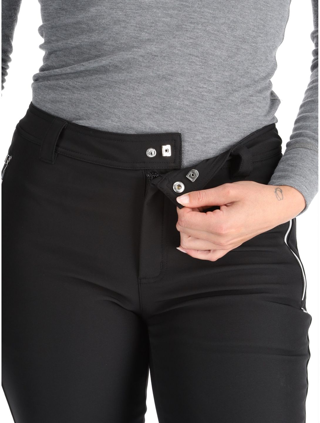 Luhta, Luhta Erottaja pantaloni da sci softshell donna Black nero 