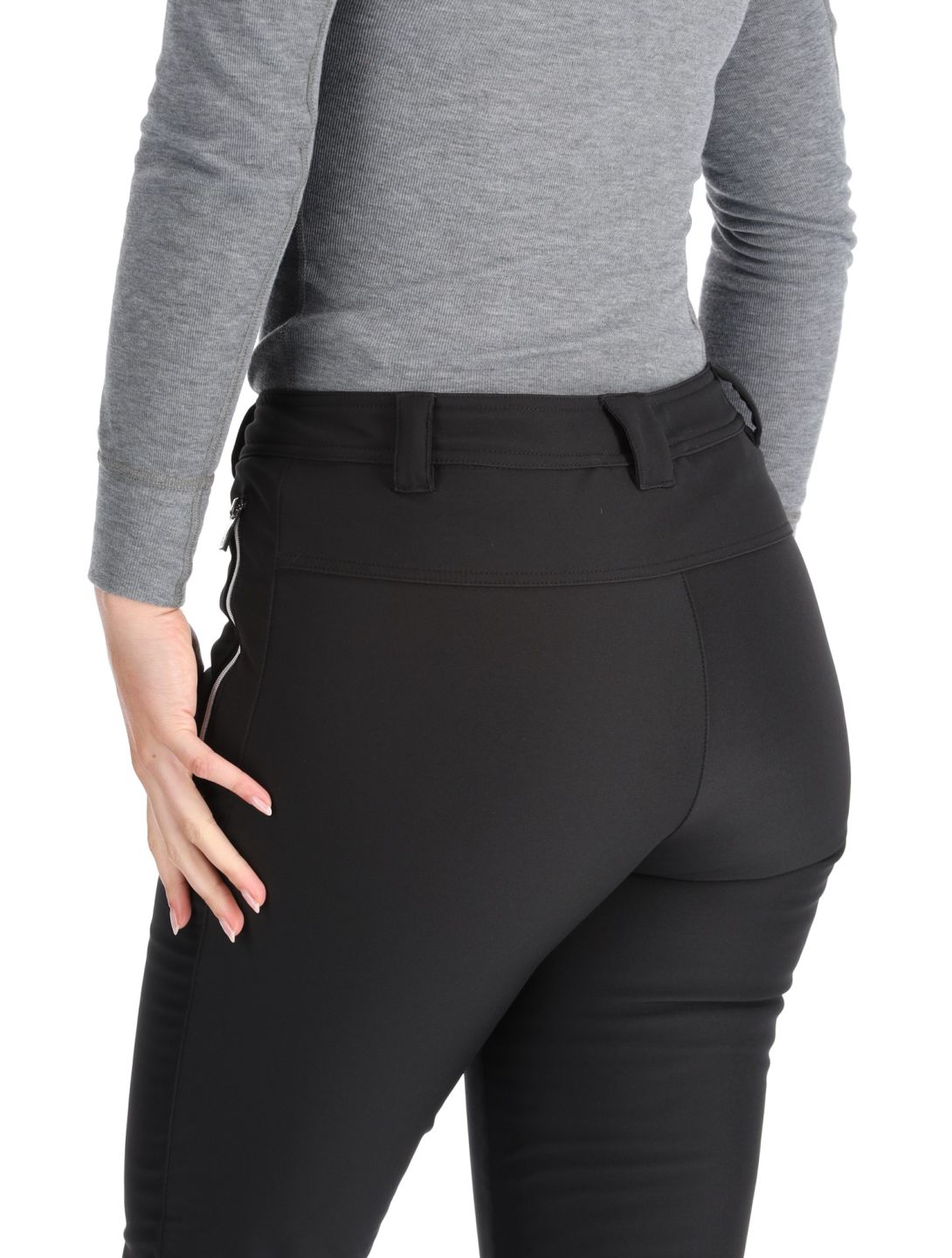 Luhta, Luhta Erottaja pantaloni da sci softshell donna Black nero 