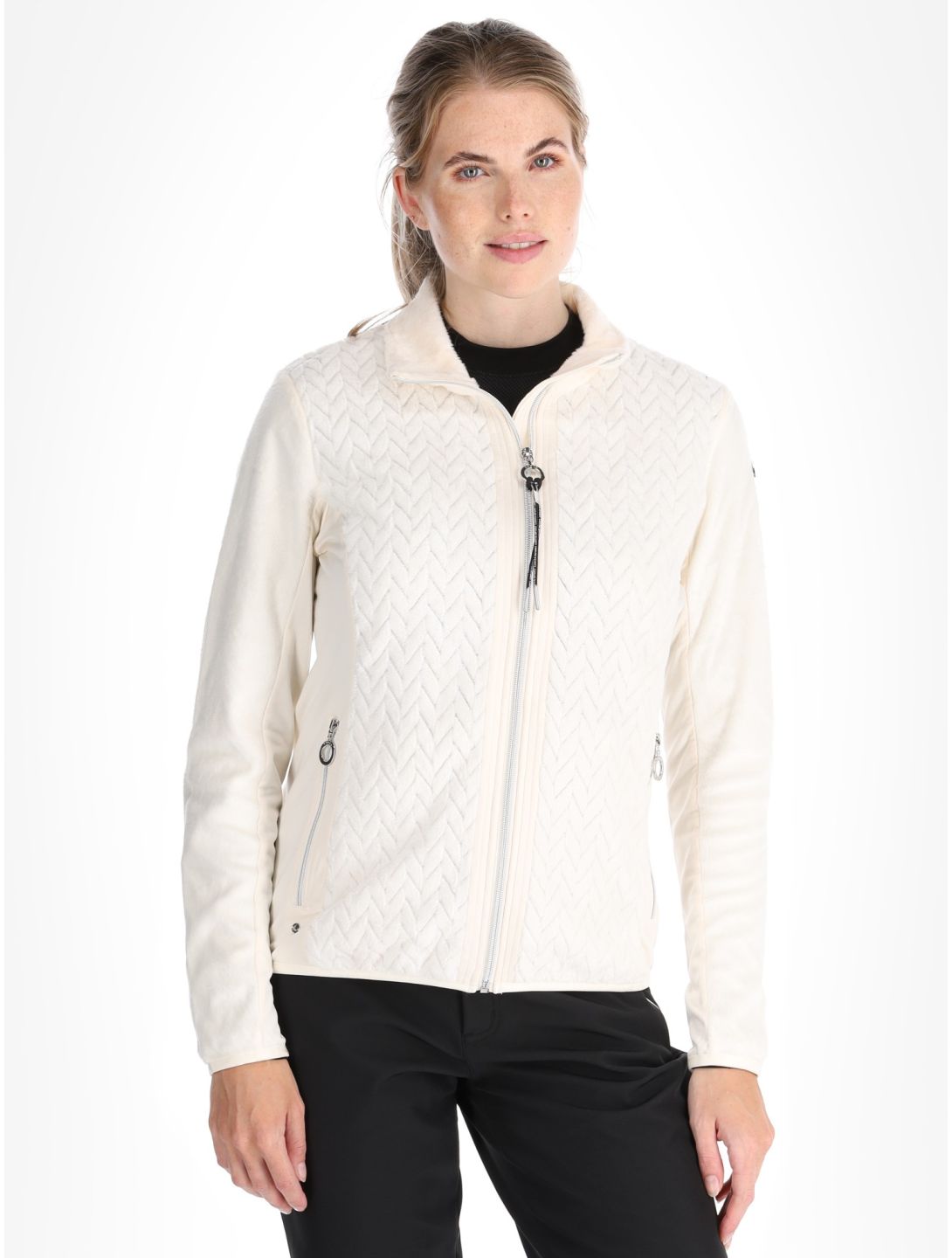 Luhta, Ikaala gilet donna Natural White bianco 