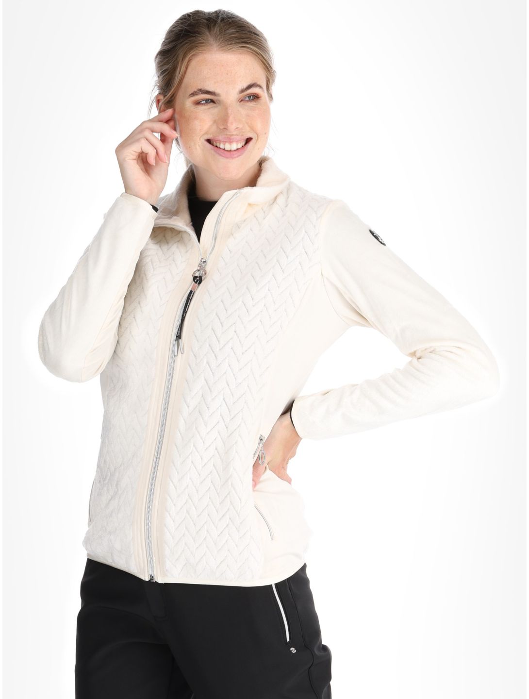 Luhta, Ikaala gilet donna Natural White bianco 