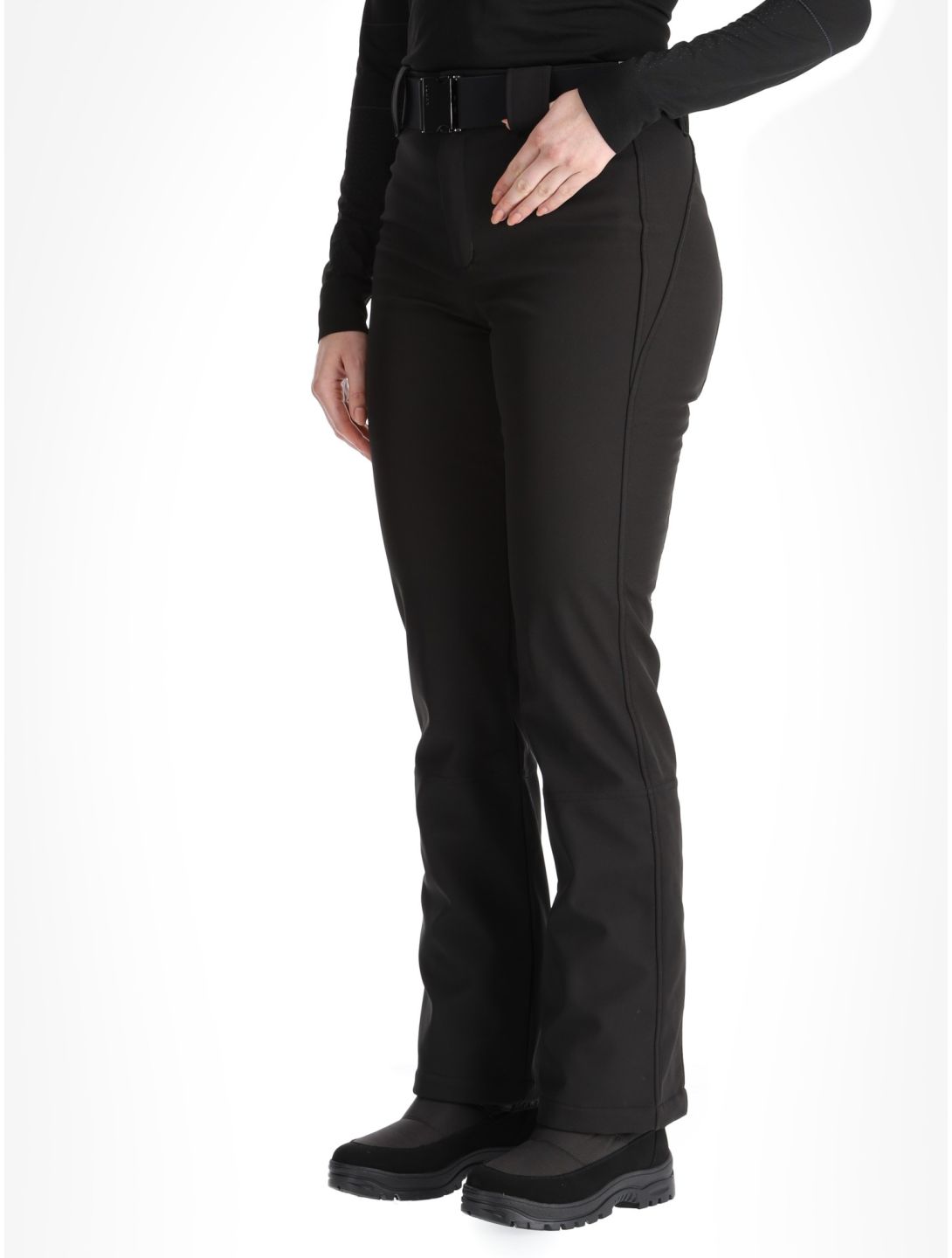 Luhta, Joensuu pantaloni da sci softshell donna Black nero 