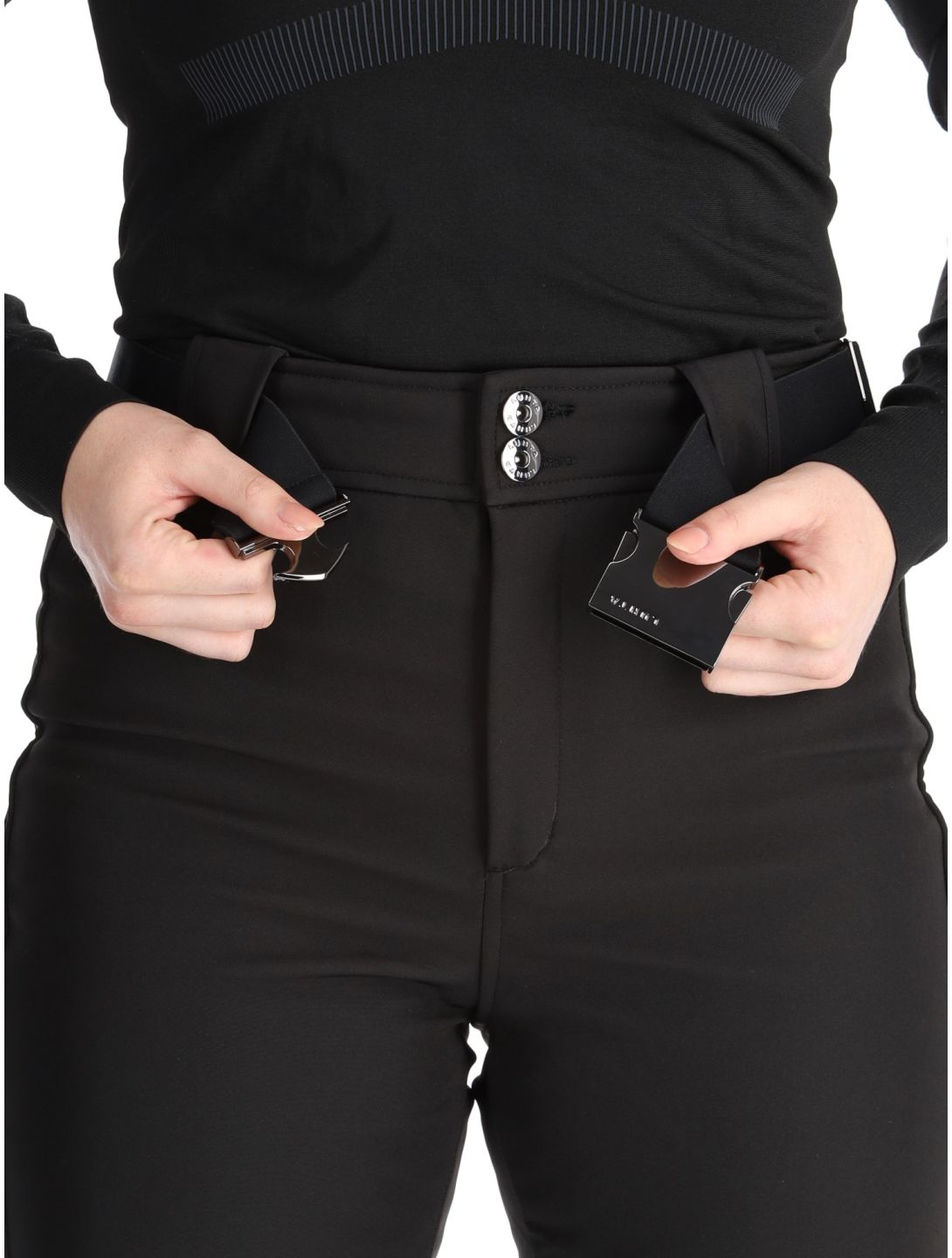 Luhta, Joensuu pantaloni da sci softshell donna Black nero 