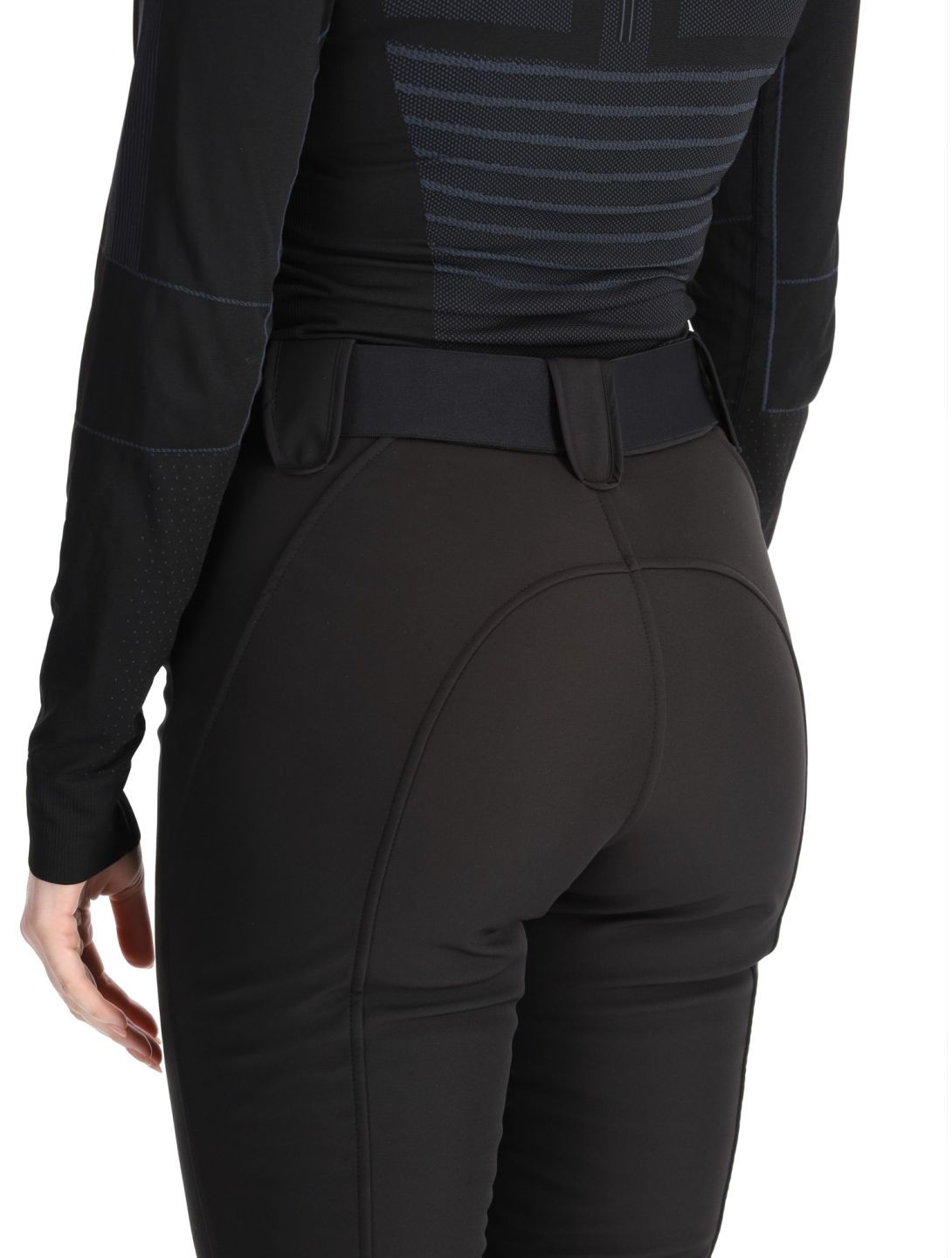 Luhta, Joensuu pantaloni da sci softshell donna Black nero 