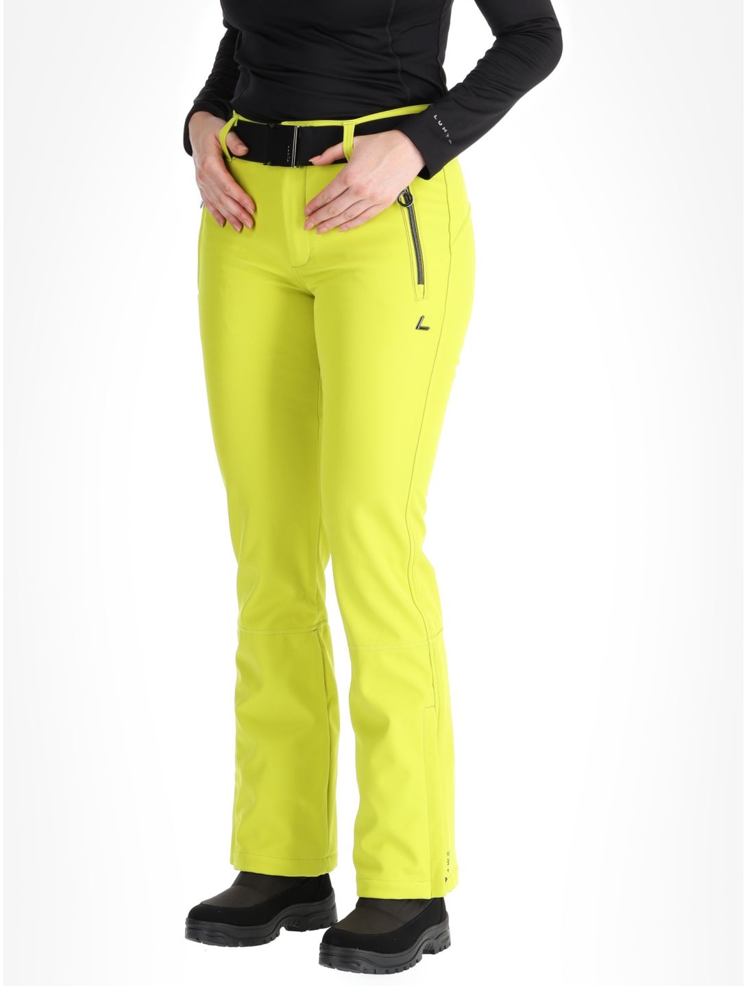 Luhta, Joentaus pantaloni da sci softshell donna Aloe verde 