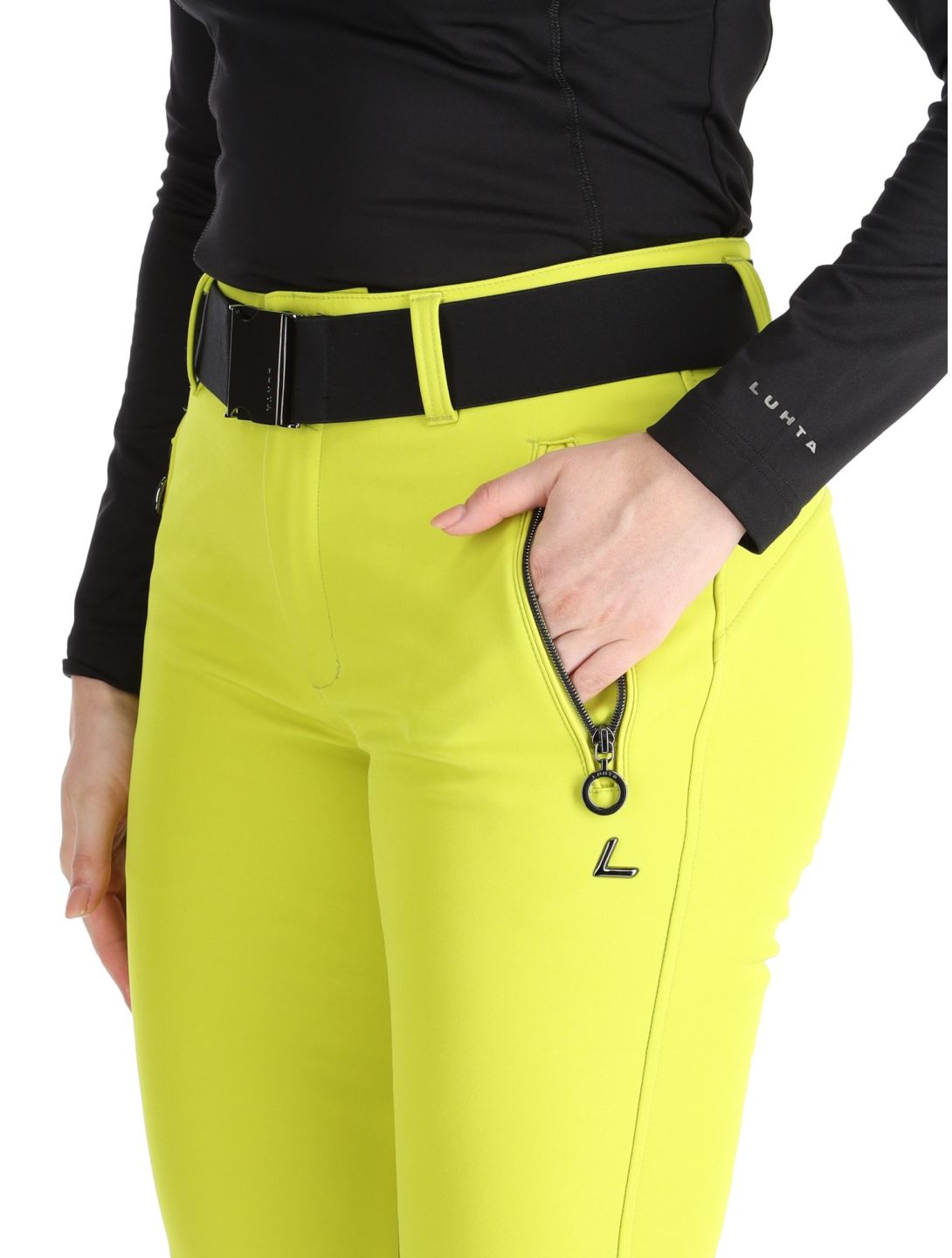 Luhta, Joentaus pantaloni da sci softshell donna Aloe verde 