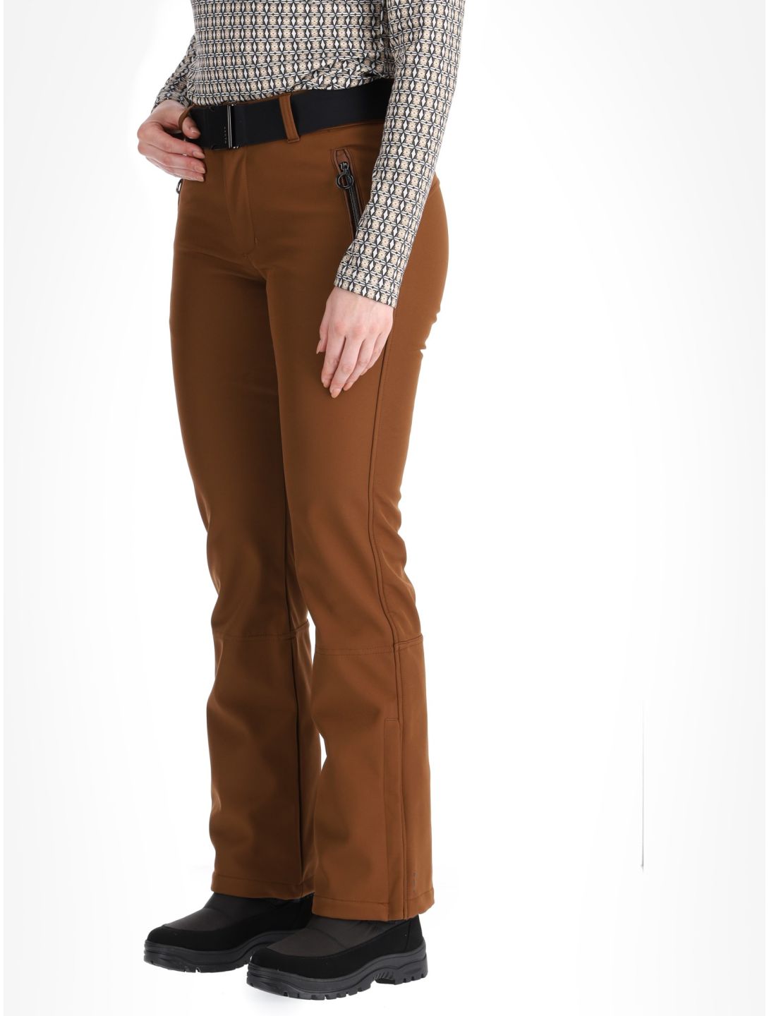 Luhta, Joentaus pantaloni da sci softshell donna Chocolat marrone 