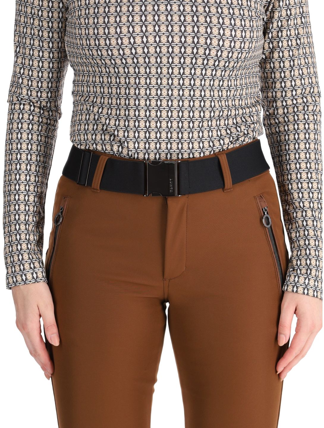 Luhta, Joentaus pantaloni da sci softshell donna Chocolat marrone 