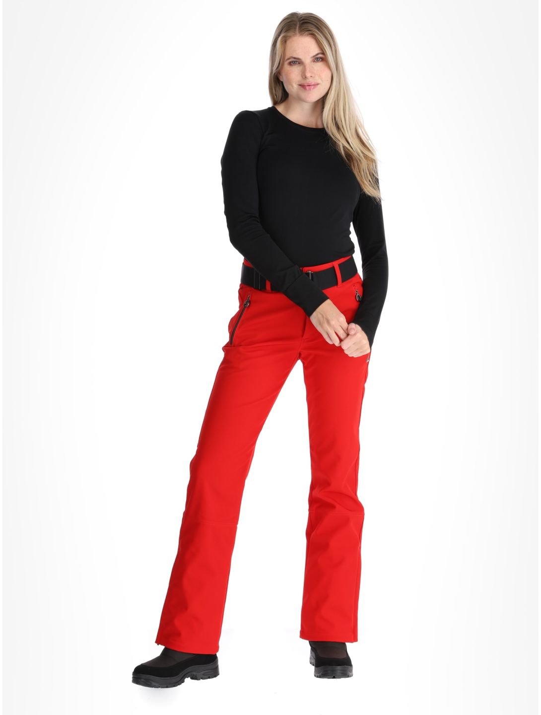 Luhta, Joentaus pantaloni da sci softshell donna Cranberry rosso 