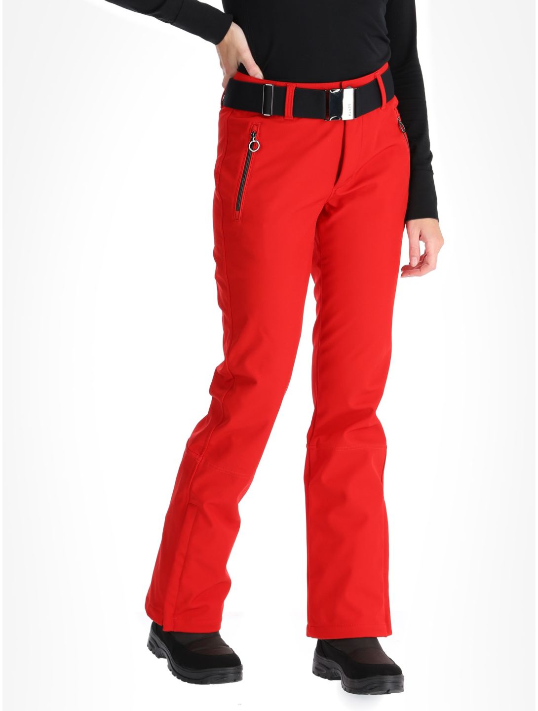 Luhta, Joentaus pantaloni da sci softshell donna Cranberry rosso 