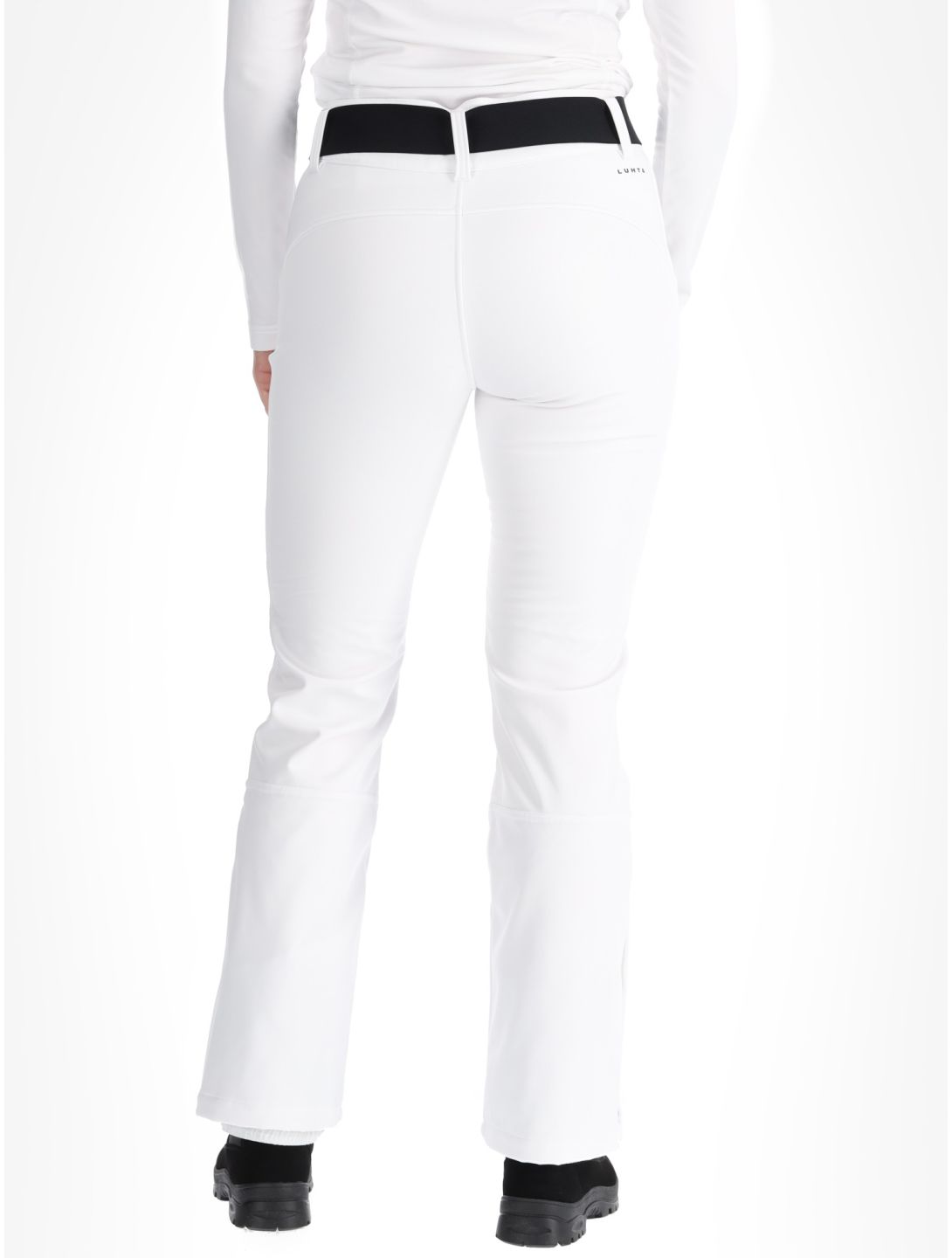 Luhta, Joentaus pantaloni da sci softshell donna Optic White bianco 