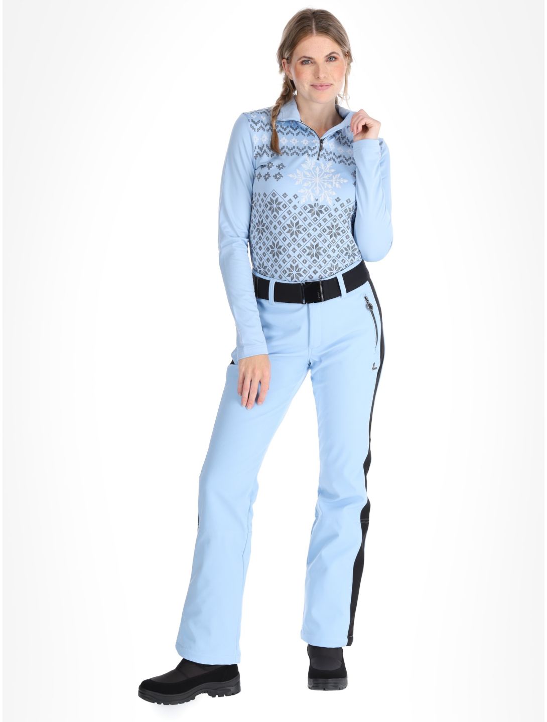 Luhta, Reututunturi pantaloni da sci softshell donna Light Blue blu 