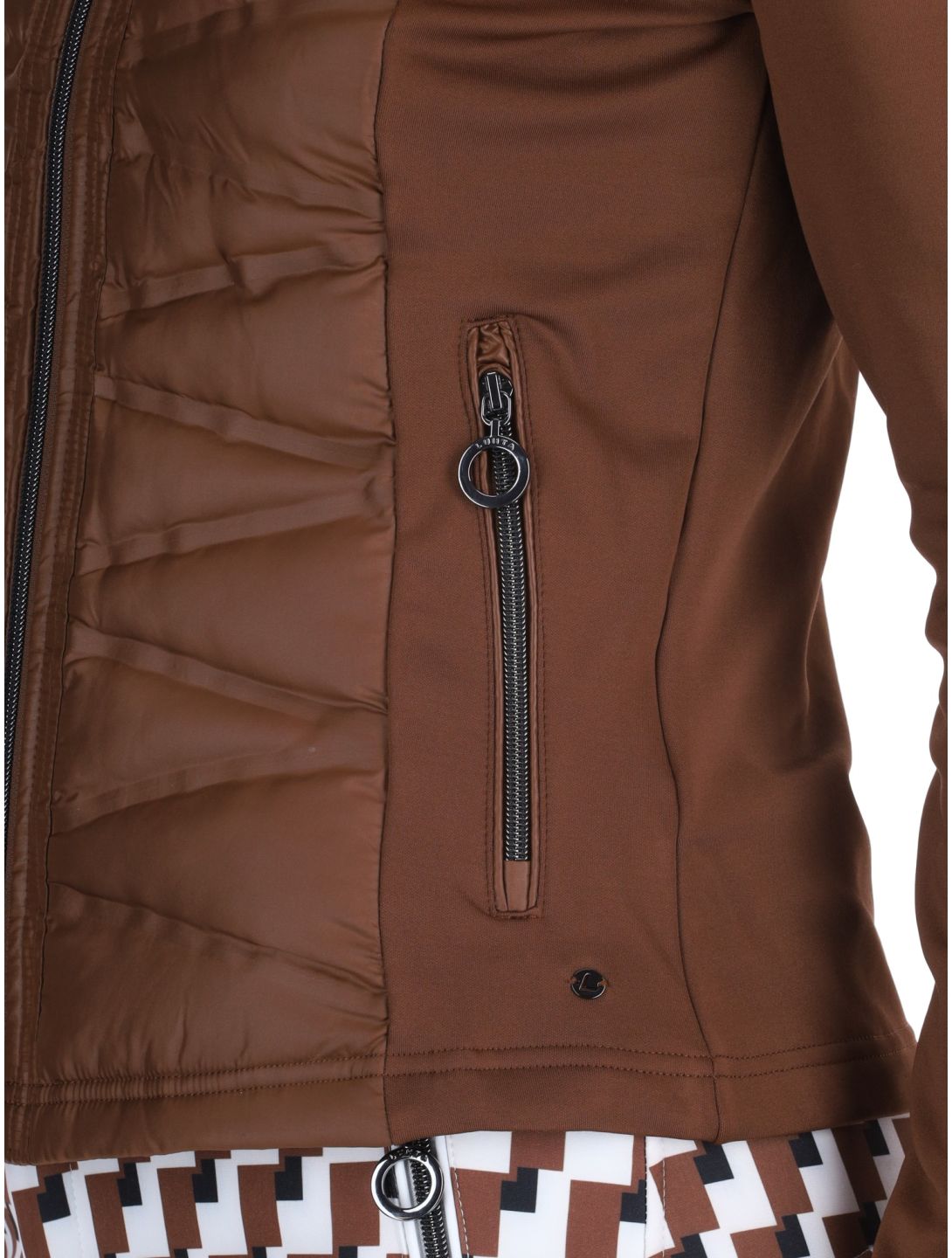 Luhta, Luosu gilet donna Chocolat marrone 