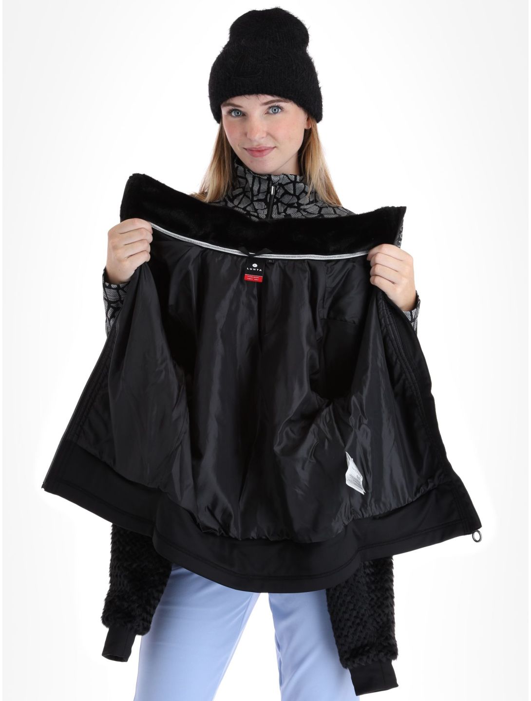 Luhta, Peltotunturi gilet donna Black nero 