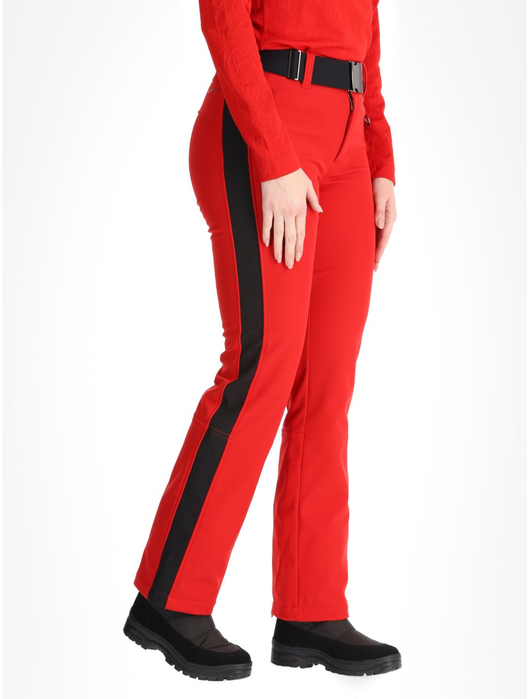 Luhta, Reututunturi pantaloni da sci softshell donna Cranberry rosso 