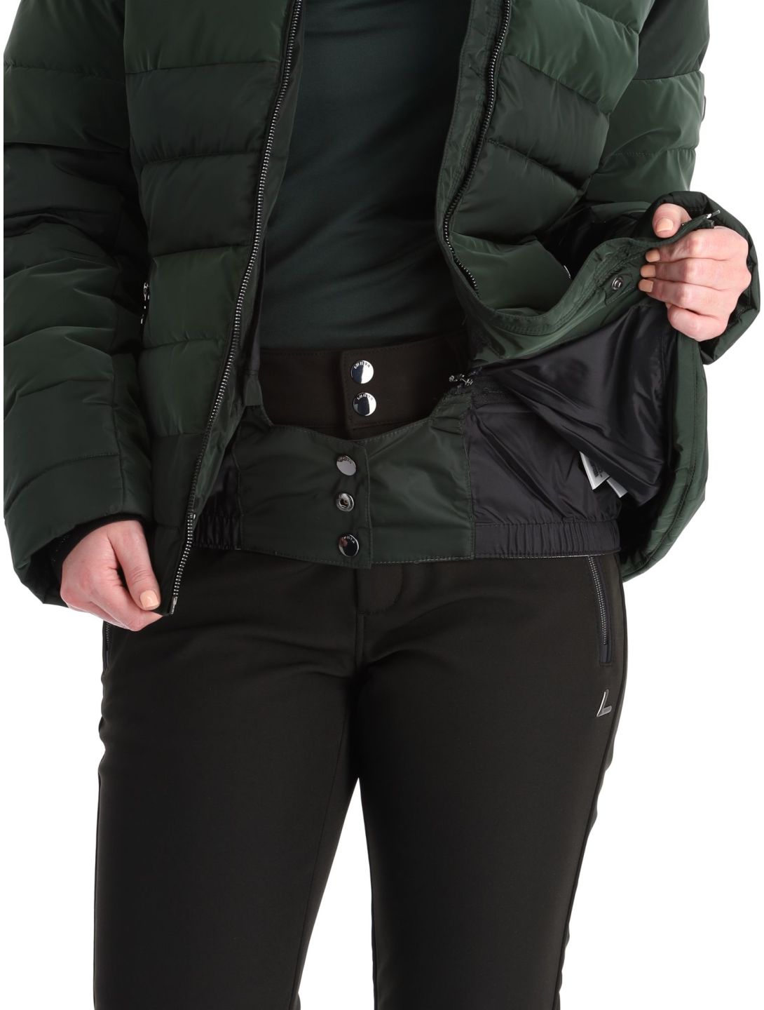 Luhta, Sammaltunturi giacca sci donna Dark Green verde 