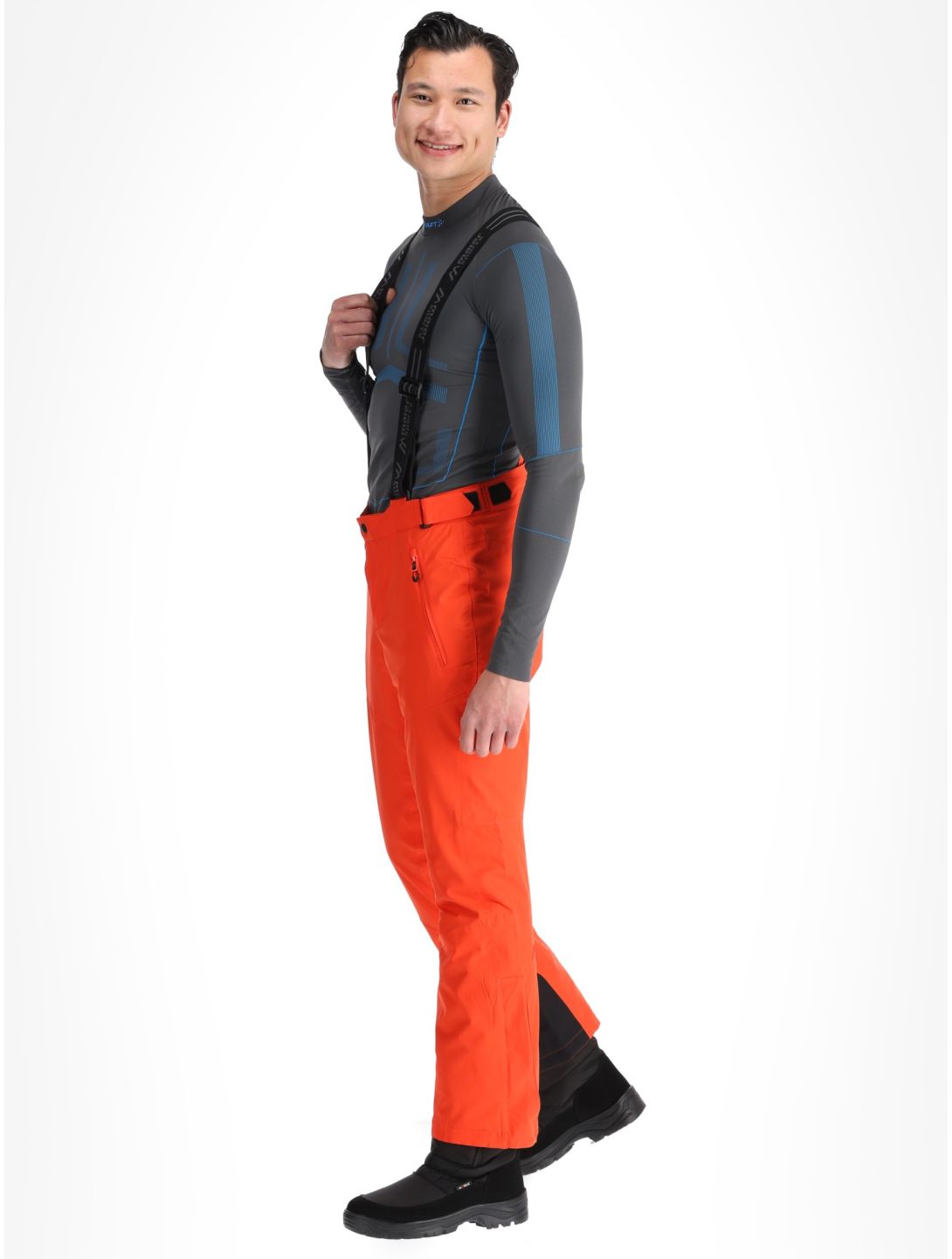 Maier Sports, Anton 2.1 pantaloni da sci uomo Paprika Flame arancio 