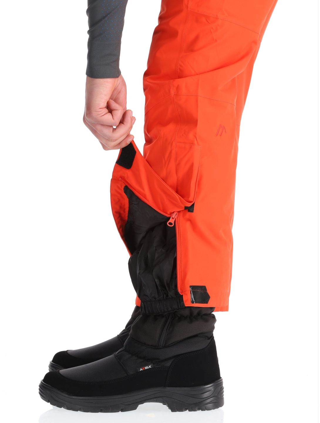 Maier Sports, Anton 2.1 pantaloni da sci uomo Paprika Flame arancio 