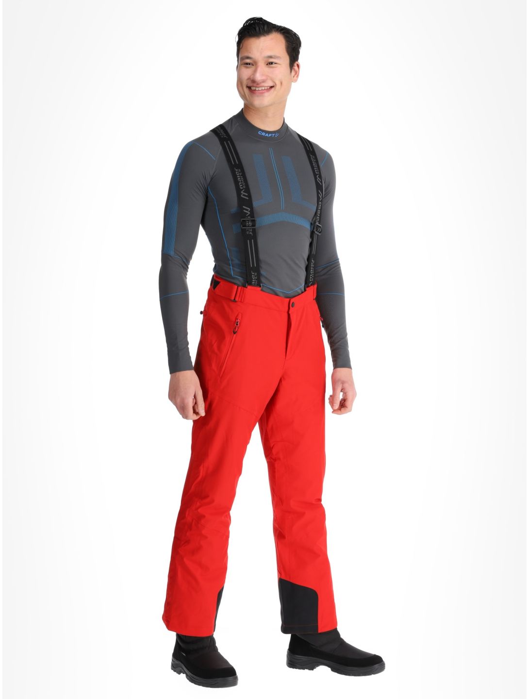 Maier Sports, Anton 2.1 pantaloni da sci uomo Salsa rosso 