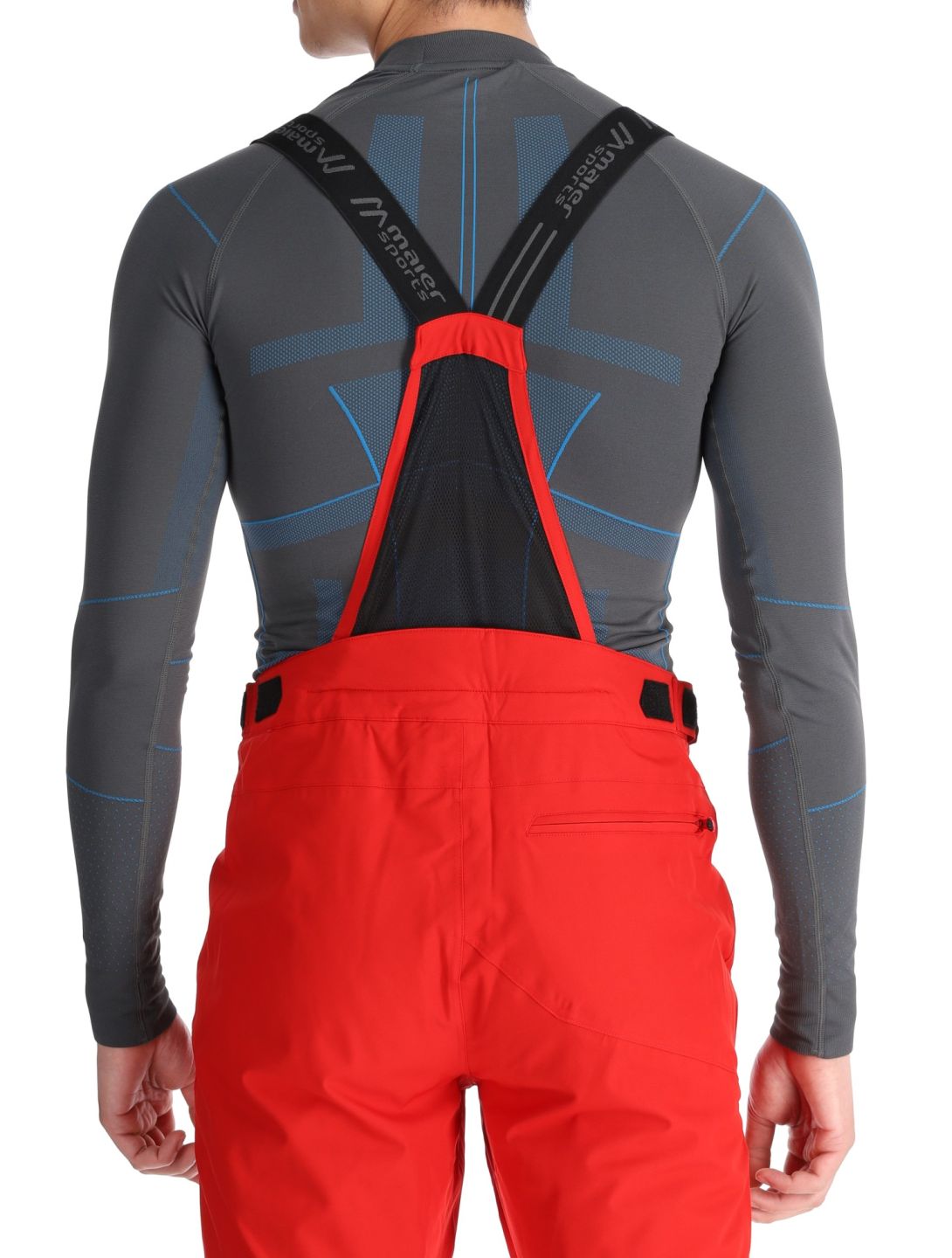 Maier Sports, Anton 2.1 pantaloni da sci uomo Salsa rosso 