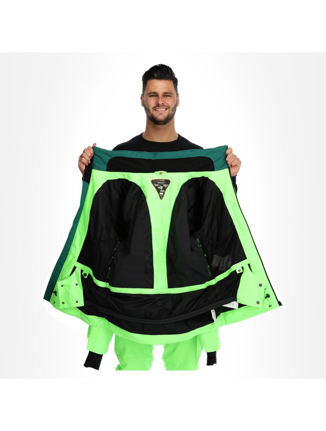 Maier Sports, Fluorine giacca sci uomo gecko verde 