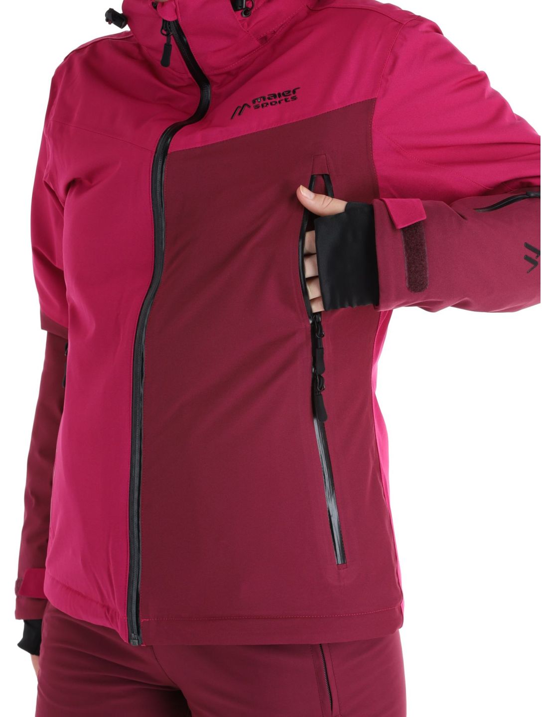 Maier Sports, Nuria giacca sci donna Magenta / Cherry Wine borgogna, viola 