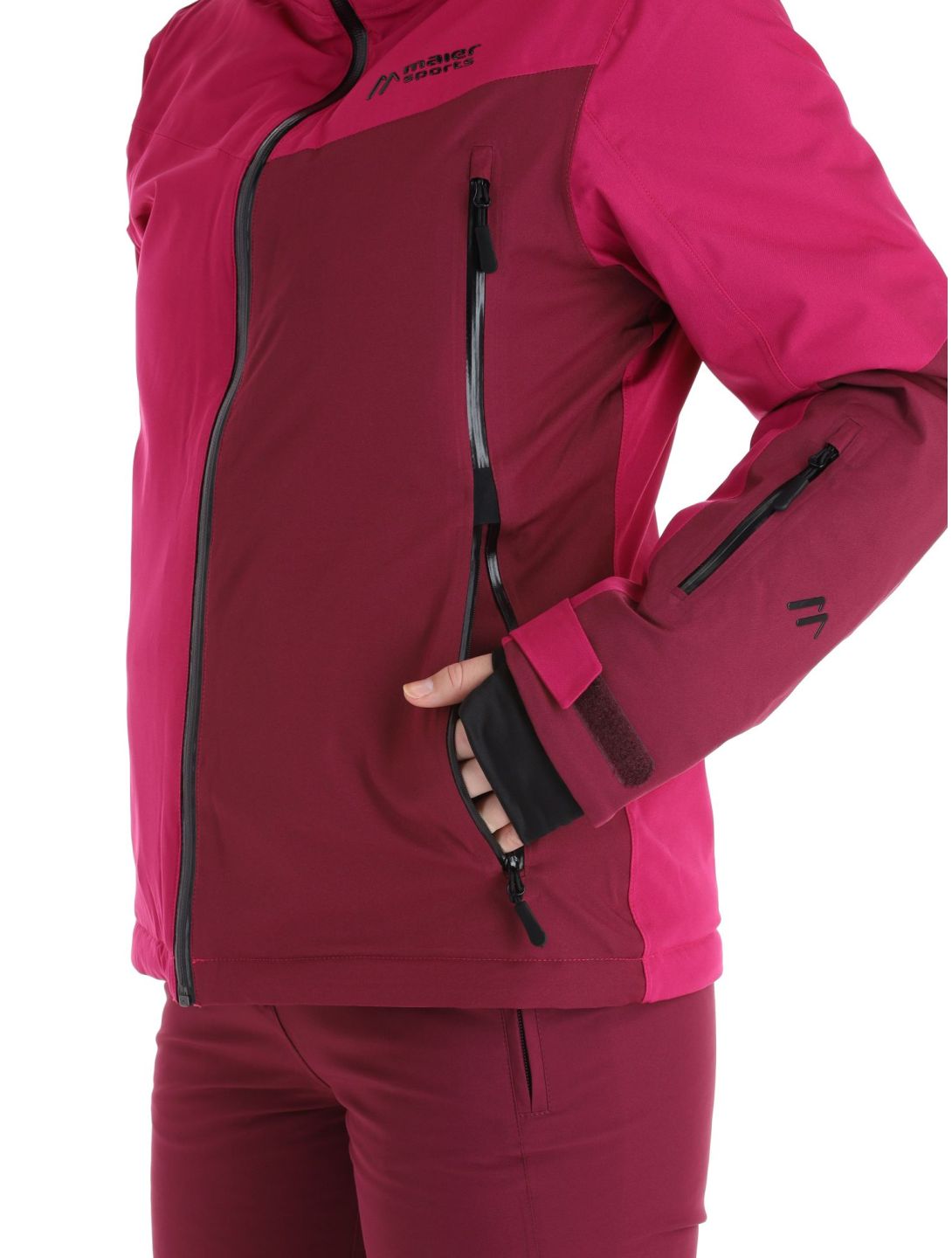 Maier Sports, Nuria giacca sci donna Magenta / Cherry Wine borgogna, viola 