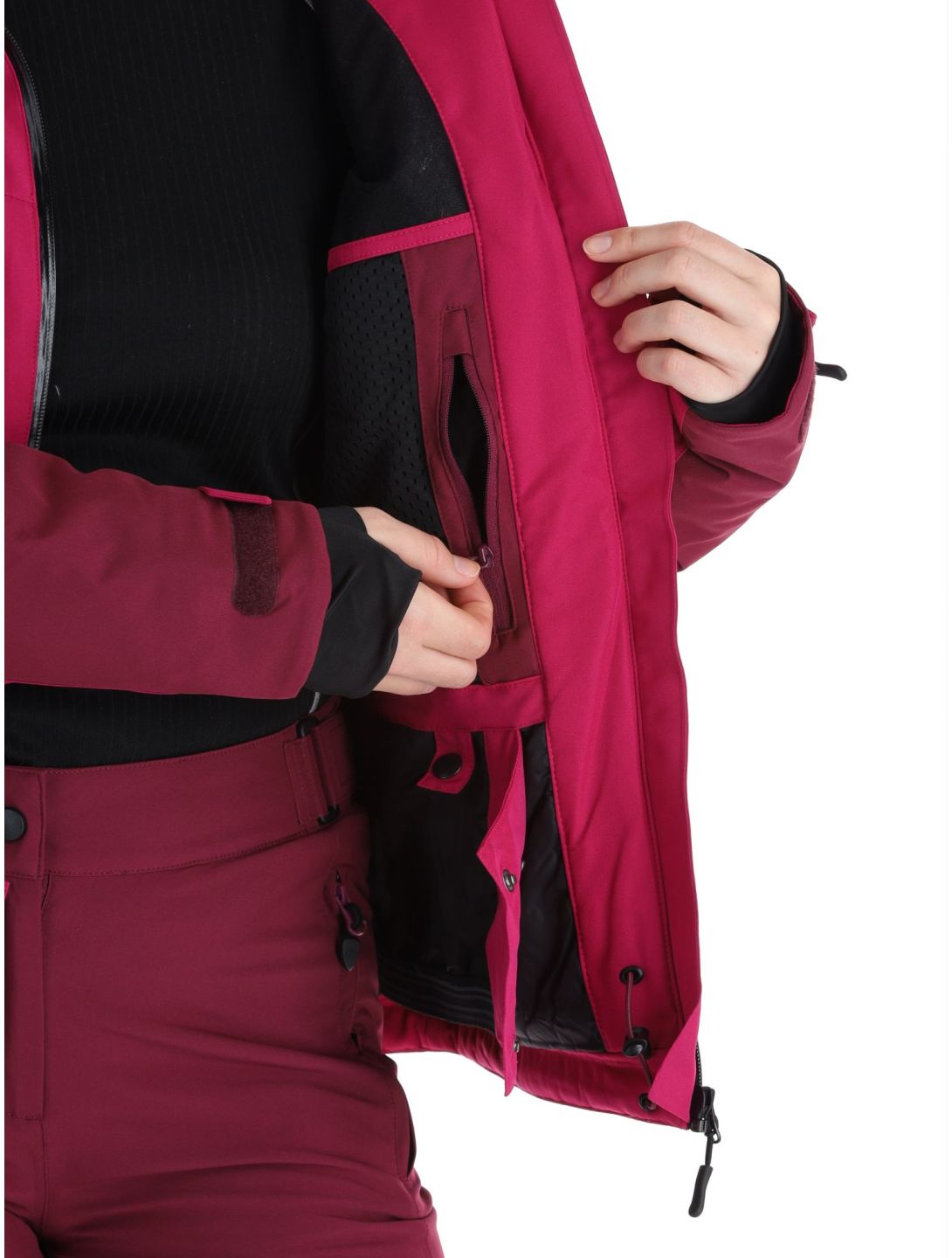 Maier Sports, Nuria giacca sci donna Magenta / Cherry Wine borgogna, viola 