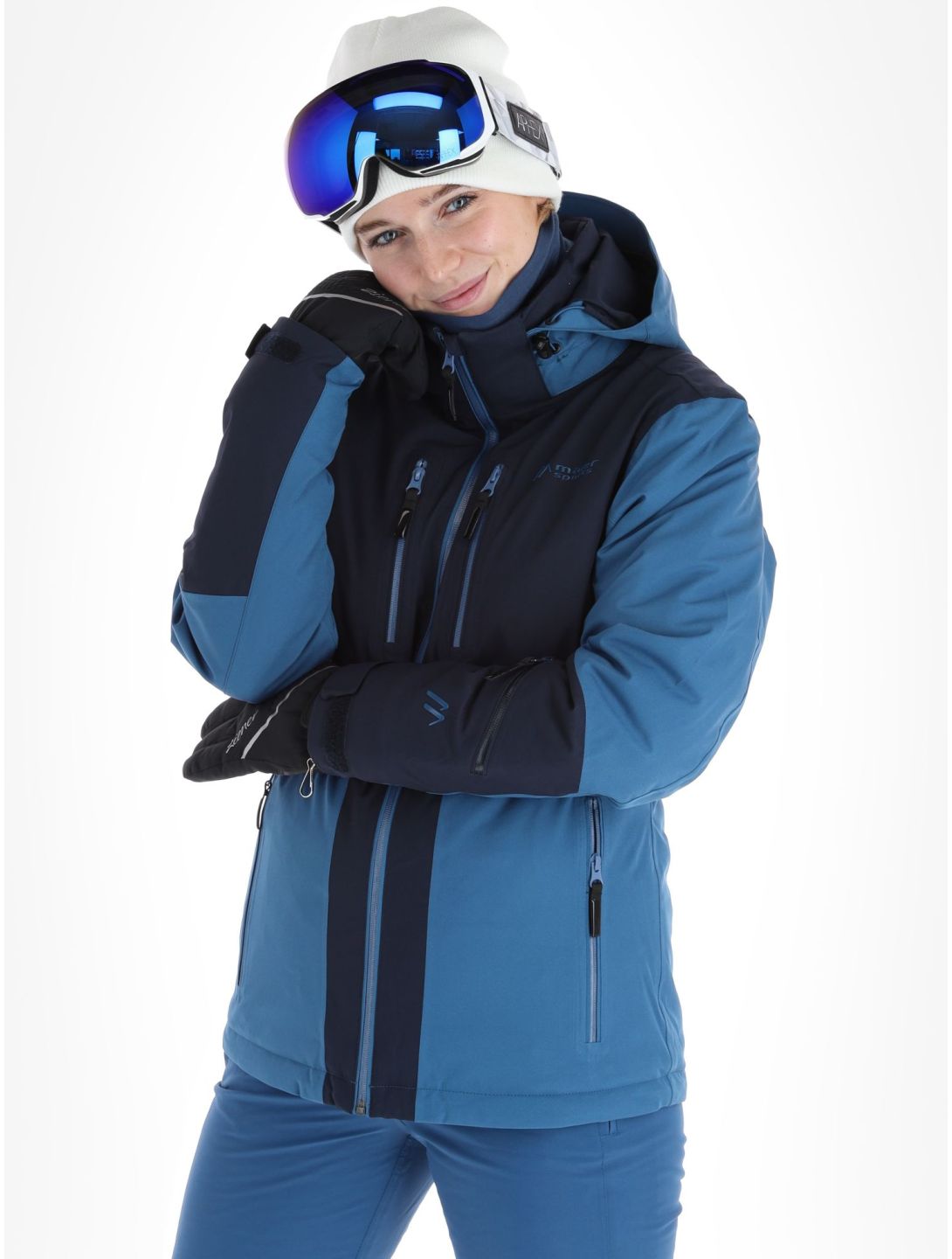 Maier Sports, Pinilla giacca sci donna Viridian / Nightsky blu 